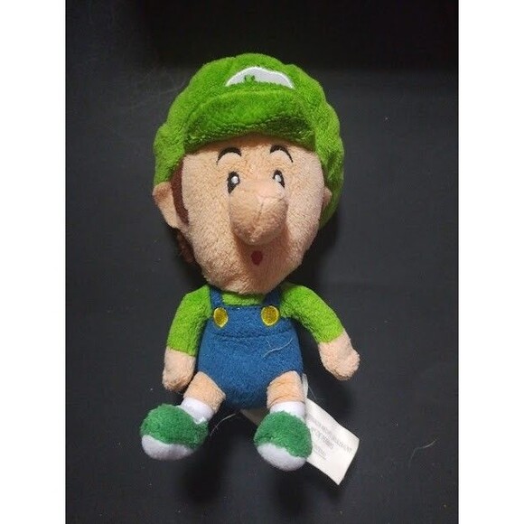 BABY LUIGI Super Mario Little Buddy Authentic Nintendo 6' Plush - Picture 8 of 11